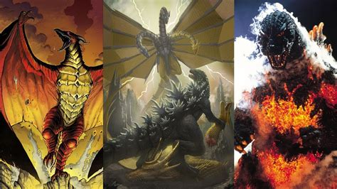 Top 4 Most Attractive Godzilla Kaiju Monsters Youtube