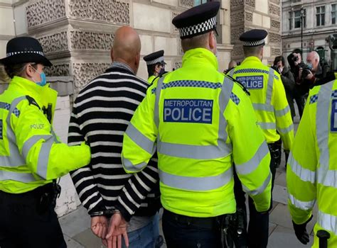 Anti Lockdown Protesters Arrested As Hundreds Gather In Central London