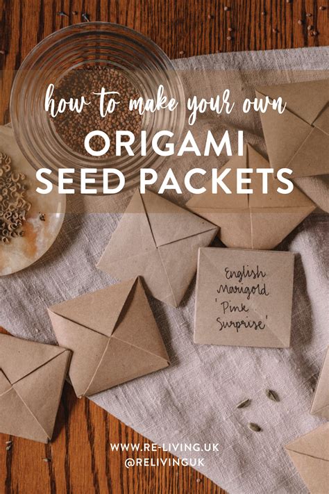 Diy How To Fold Origami Seed Packets Artofit
