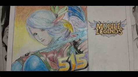 How To Draw Miya Mobile Legend Character Youtube