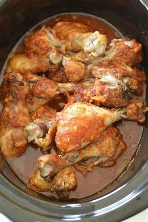 Slow Cooker Spicy Orange Chicken Drumsticks - Little Dairy ...