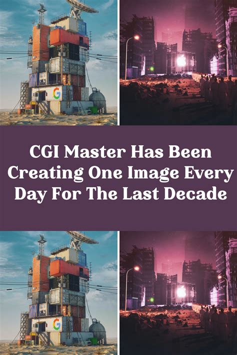 Cgi Master Has Been Creating One Image Every Day For The Last Decade