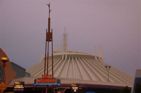 Disney Space Mountain At Dusk This Picture Was Taken Aro Flickr