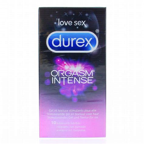 DUREX Préservatifs Orgasm Intense Boite De 10 Préservatifs