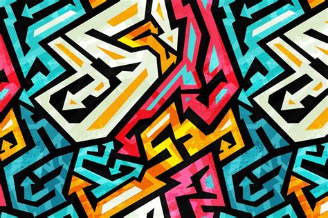 Graffiti Vector Patterns Pack By Gudinny Thehungryjpeg