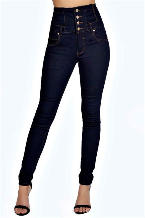 Super High Waisted Skinny Jeans Jean Yu Beauty