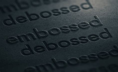 What Is Embossing And Debossing Printing For Less