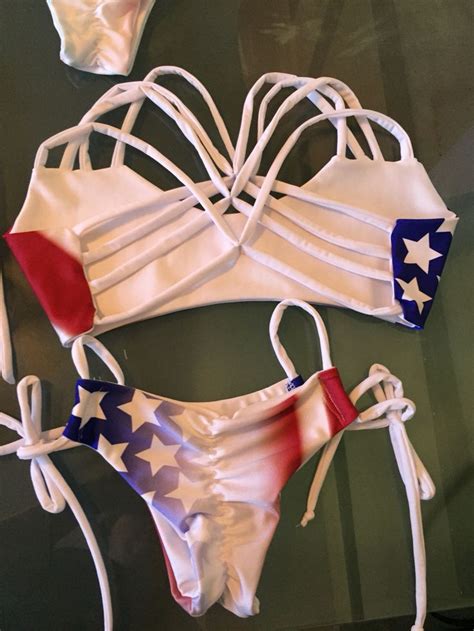 Jenna Lee Designs Swimsuit Perfect For The Fourth Of July One Of A Kind