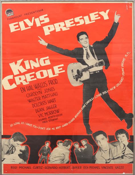 Images For 1946626 Movie Poster Elvis Presley King Creole Auctionet