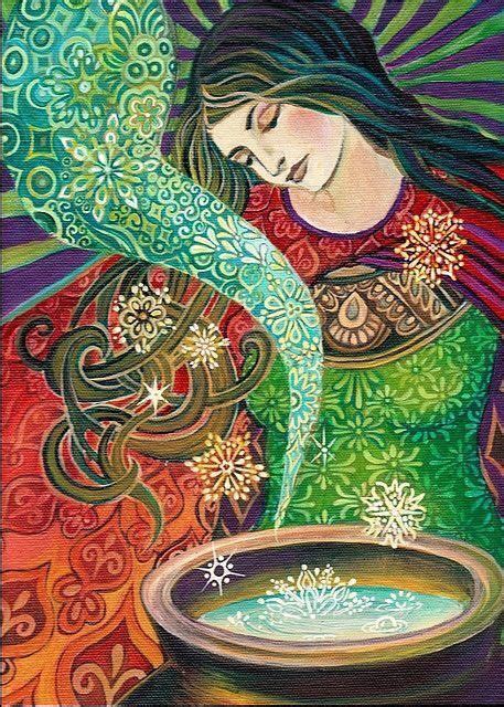 Emily Balivet Pagan Goddess Art Celtic Goddess Psychedelic Art Wicca