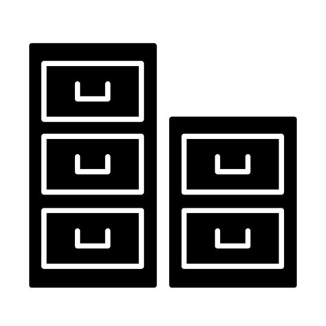 Illustration Vector Graphic Of File Cabinet Icon 8155835 Vector Art At