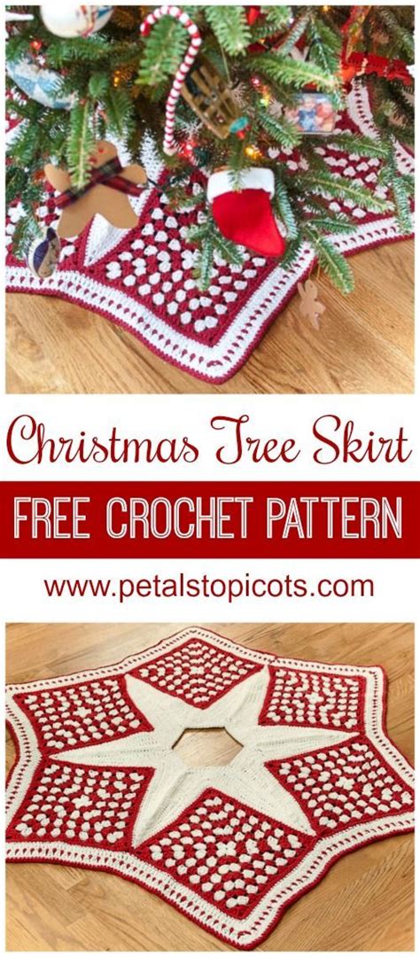 How many squares are in a christmas tree skirt? Granny Christmas Tree Skirt Free Crochet Pattern