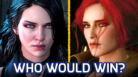 Who Would Win Triss Vs Yennefer The Witcher 3 Youtube