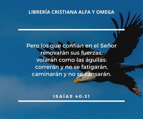 Isaías 4031 Isaías 40 31 Libreria Cristiana Mensaje De Salvacion