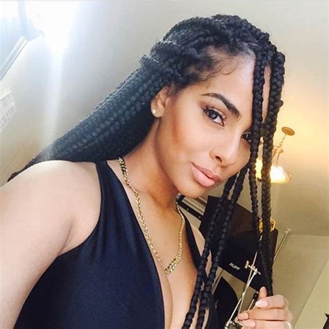 Each of the braids is moving upward to form a cluster together at the top this hairstyle is having a unique style with one side shaved and box braids are prepared over the other side. 70 Box Braids Hairstyles That Turn Heads | StayGlam