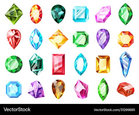 Crystal Jewel Gems Diamond Gem Jewels Royalty Free Vector