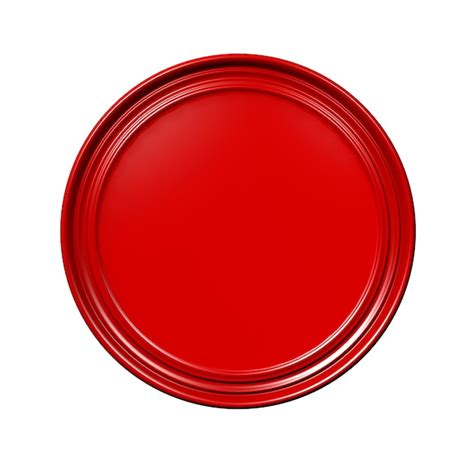 Premium Photo Red Round Badge Isolated On White Background