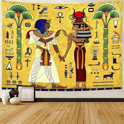 Egypt Antique Mythology Hanging Tapestry Wall Art Large Tapestry Mural Decor Photograph Backdrop