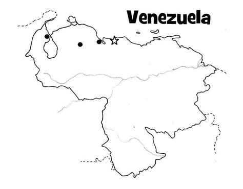 Venezuela Map Coloring Page Free Printable Coloring Pages For Kids
