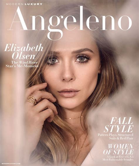 Elizabeth Olsen Philadelphia Style Magazine September 2017 Issue