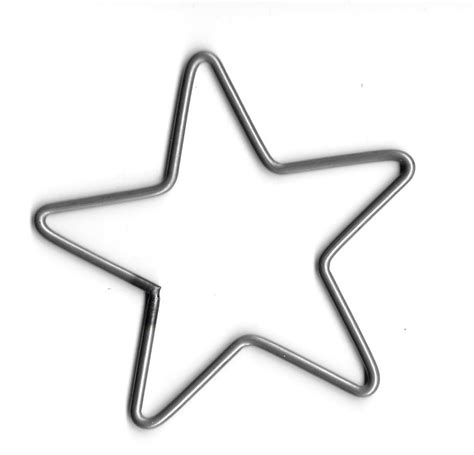 10cm Diameter Metal Star For Crafting Glitterwitch