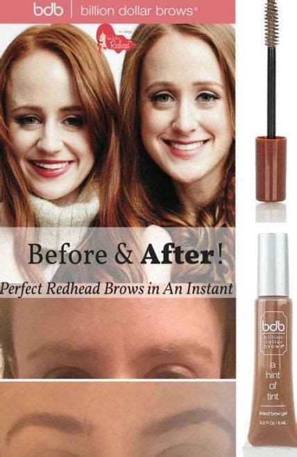 Hair Auburn Brows Products 42 Trendy Ideas Eyebrows Redheads Brows Tinted Brow Gel