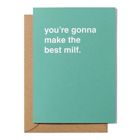 The Best Milf Congratulations Card Greetings From Hell