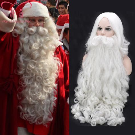 Buy Christmas Cosplay Wig Beard Santa Claus White