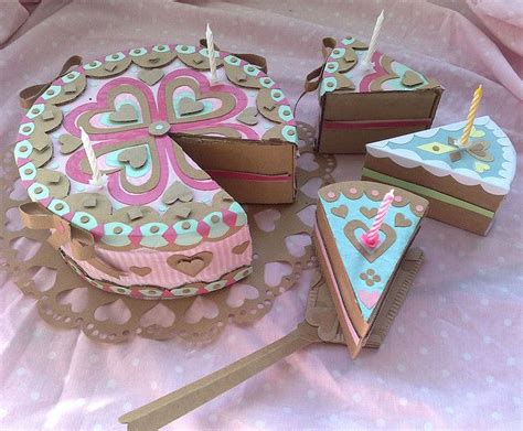 Cardboard Cakes Diy Birthday Cake Sweets Art Cardboard Crafts