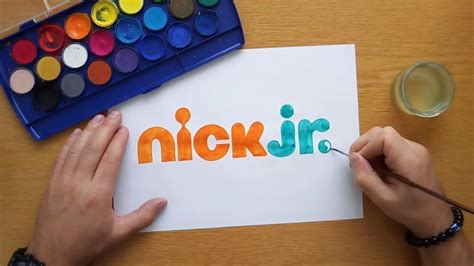 Nick Jr Logo Timelapse Painting Youtube