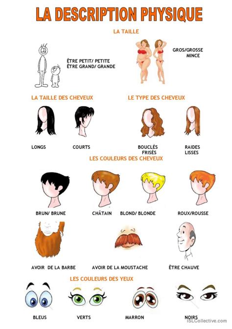 la description physique et le caract… français fle fiches pedagogiques pdf and doc