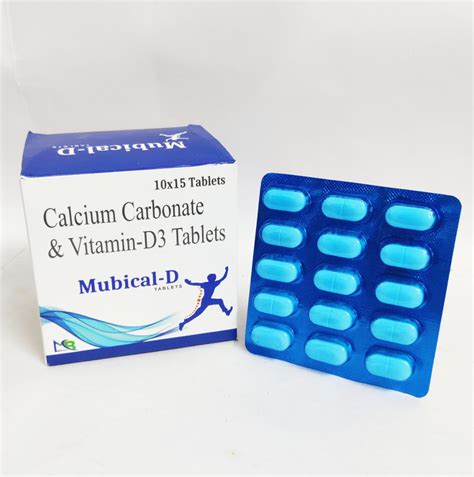 Calcium Carbonate And Vitamin D3 Tablets Mediboon Pharma