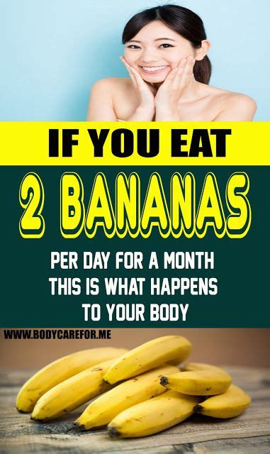 In The Event That You Eat 2 Bananas Per Day For A Month This Is What Happens To Your Body What
