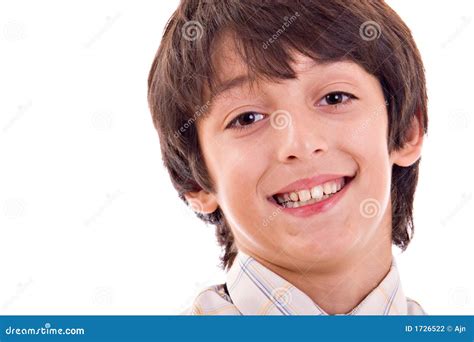 Young Boy Smiling Stock Photo Image Of Handsome Smart 1726522