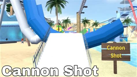 Cannon Shot Waterslide At Waterpark Oceanic ROBLOX YouTube