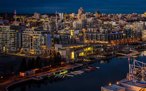 Canada is a diverse and fascinating country. canada, River, Marina, Vancouver, Night, Cities Wallpapers ...