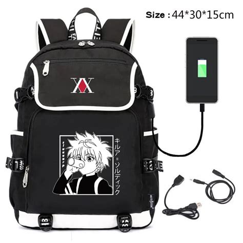 School Backpack Killua Zoldyck Hunter X Killua Backpack Anime Backpack