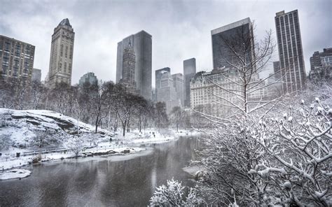 Awesome High Resolution New York City Winter Desktop Wallpaper Pictures