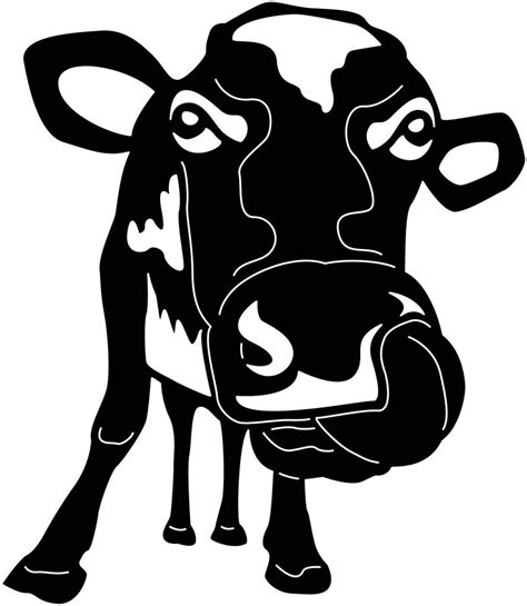 Free Funny Crazy Cow Dxf Files Cut Ready For Cnc