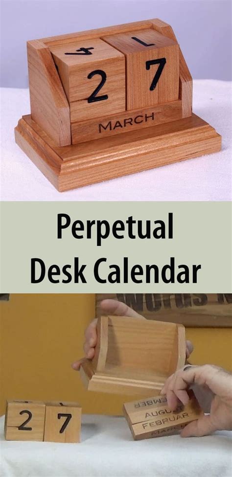 We did not find results for: Perpetual Desk Calendar in Cherry | Scrap wood projects ...