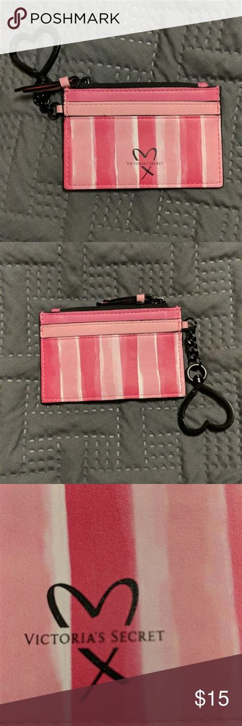 Product ratings ford business card holder key chain gift set black or brown set c. Victoria's Secret Keychain Wallet Pink Victoria's Secret ...