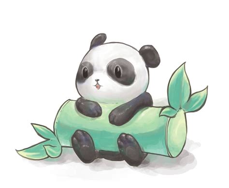 Cute Drawings Of Pandas Kids Drawing Coloring Page Cute Cartoon