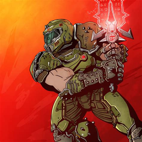 Doom Fan Art In 2021 Doom Demons Character Art Slayer