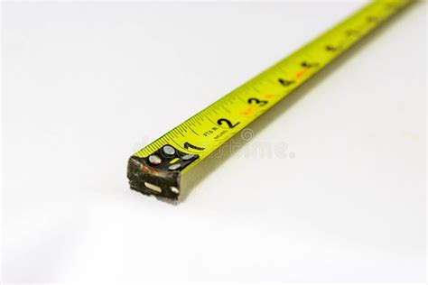 Yellow Extended Tape Measure Stock Image Image Of Tools Devices