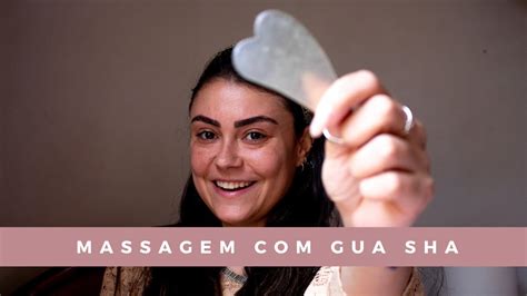 Aprenda A Fazer Massagem Facial Usando Gua Sha Olho M Gico Youtube