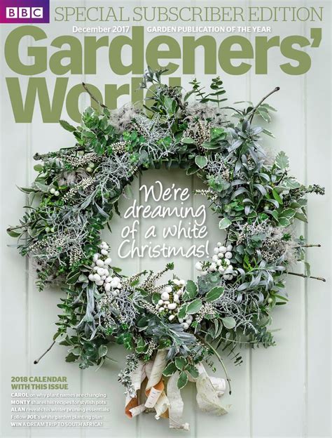 December 2017 Cover A Homemade Garden Foraged Wreath Photo By Jason