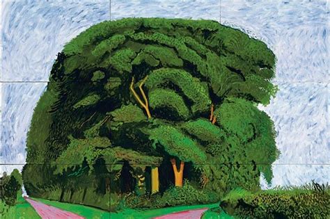 Get Lost In David Hockneys Poppy Landscape Paintings Slideshow Vulture
