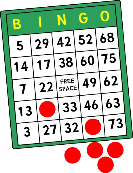 Bingo Cards Clip Art At Vector Clip Art Online Royalty