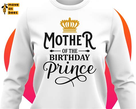 Sublimation Image Png  Dxf Cricut Design Birthday Prince Svg