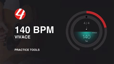 140 Bpm Beats Per Minute 44 Metronome Click Practice Track Music